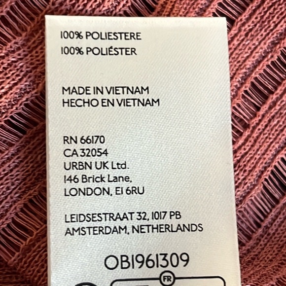 Anthropologie Sheer Striped Crop Blouse. NWT - Picture 8 of 8